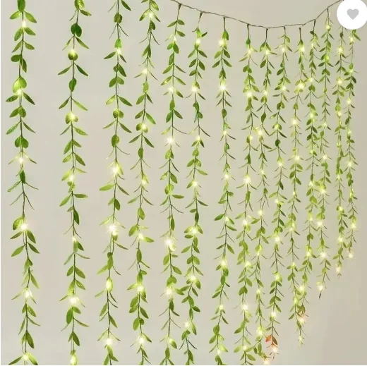 Refulgix 240 LEDs 3 m White Steady, Flickering Leaf Rice Lights