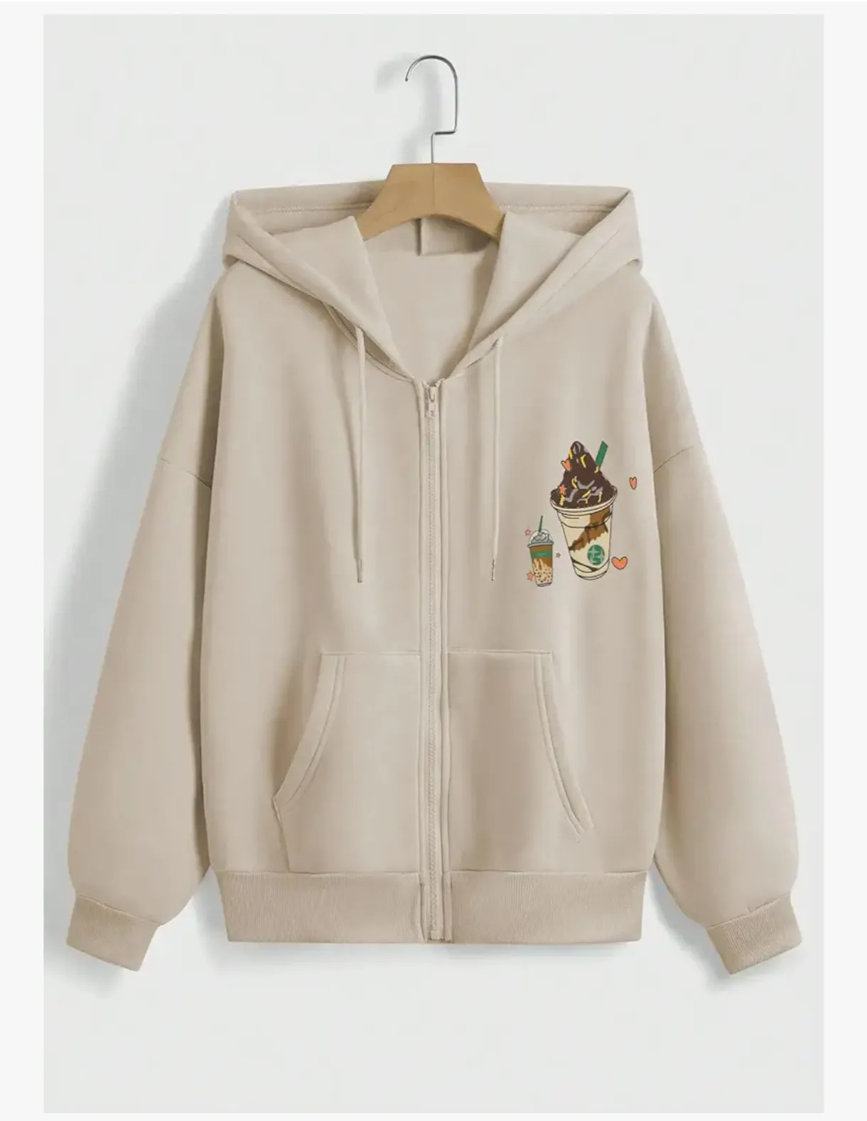 Tagas Women's Solid Zipper Hooded Sweatshirt|Zip Up (Hoodie) for Womens|