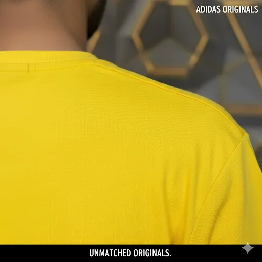 Trendy Men's Adidas Originals Yellow Graphic T-Shirt - Street Style Essential