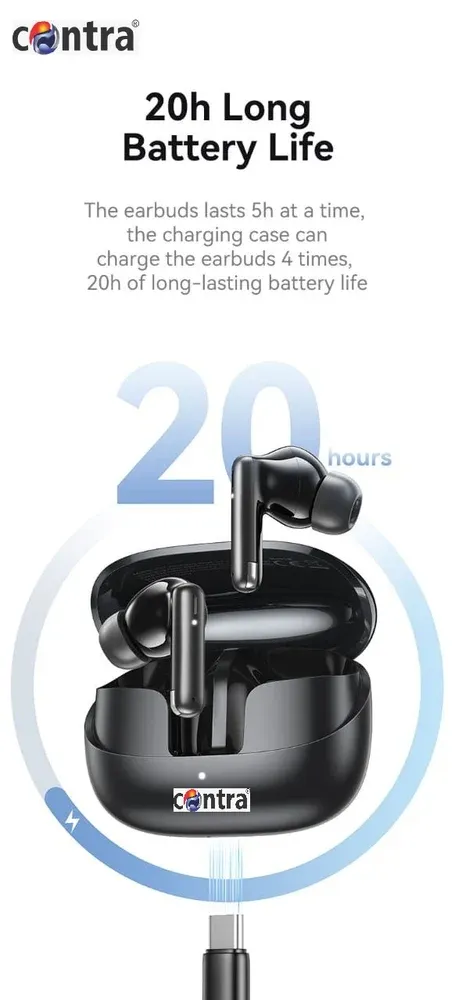 White Bluetooth Earbuds, Mobile