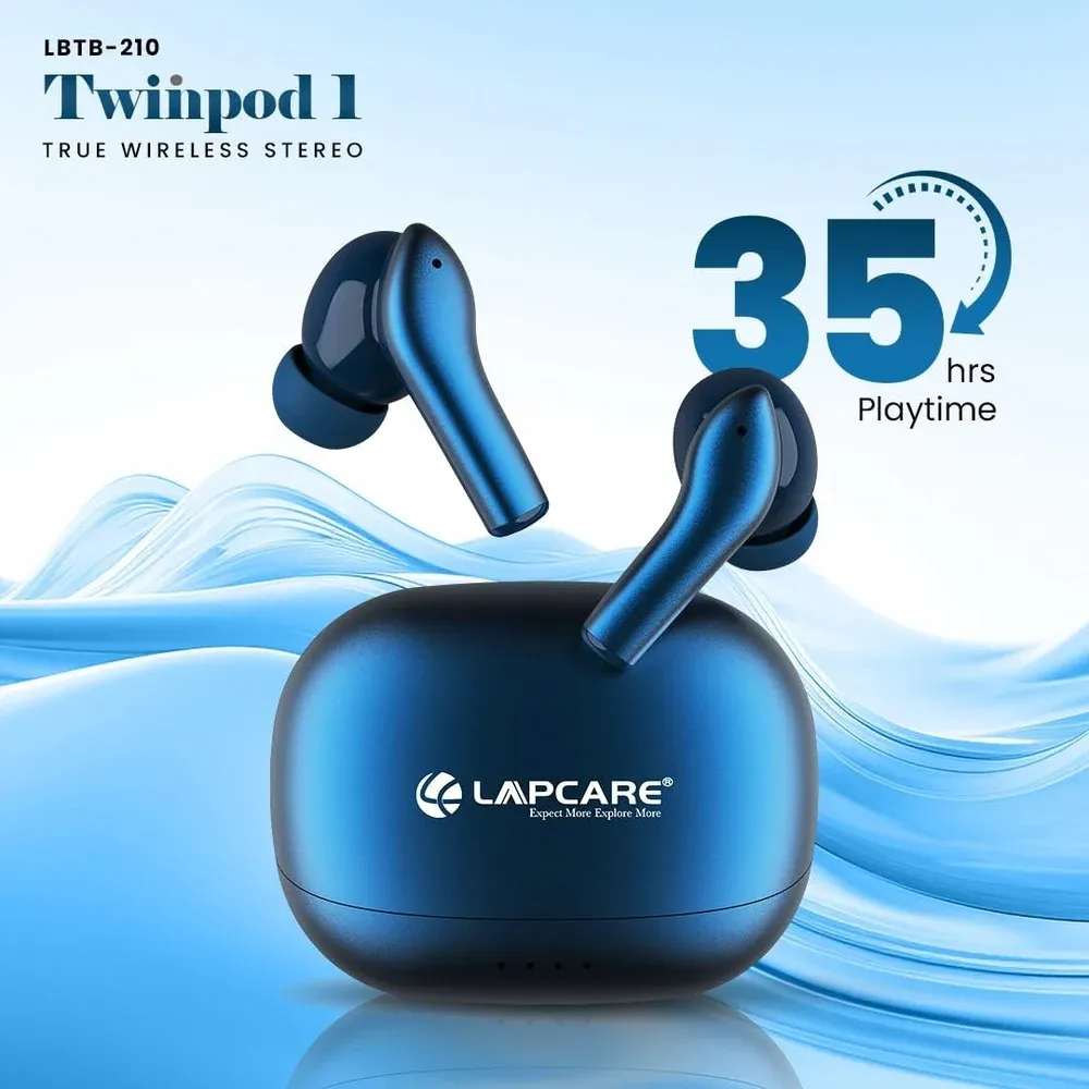 Earbuds with Type-C Connector, ENC Noise Cancellation, 30 Hrs Playtime