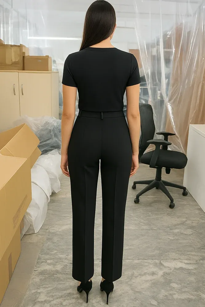 Regular Fit Women Trousers, Casual Trouser, Polyester