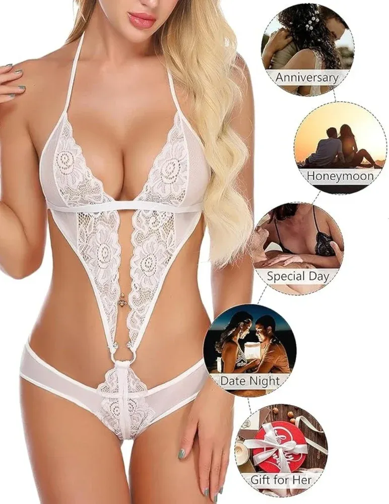 BLACK/RED Net Bovelt Baby Doll Lingerie, Size: Free Size