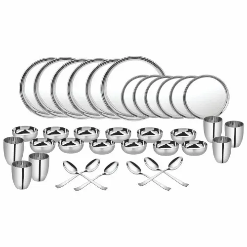51 Pieces Restaurant Dinner Set, Weight: Heavy Weight