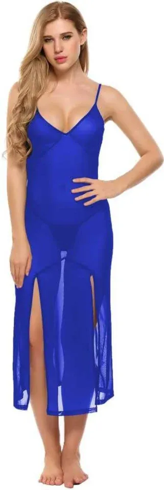 Sexy Halter Lace-up Backless Lace Patchwork Perspective Solid Color Lingerie for Women