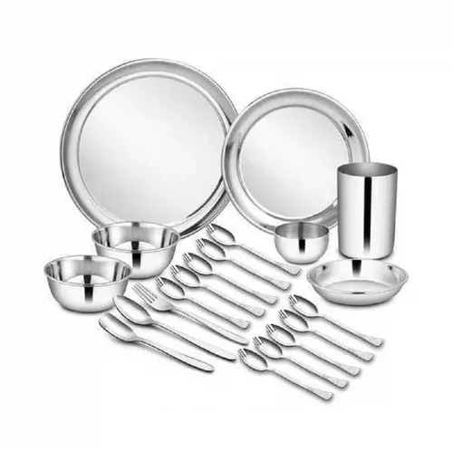 87 Pieces Badshah Stainless Steel Dinner Set