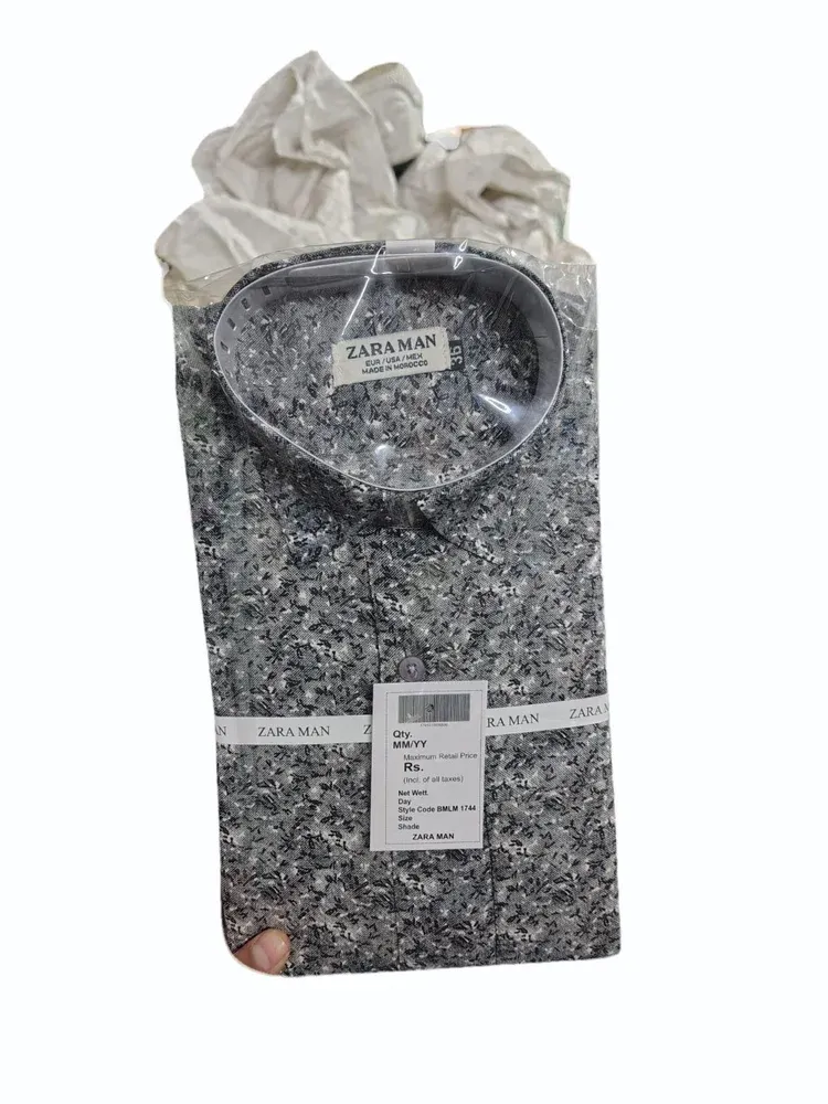 Cotton Mens Fashionable Printed Shirt