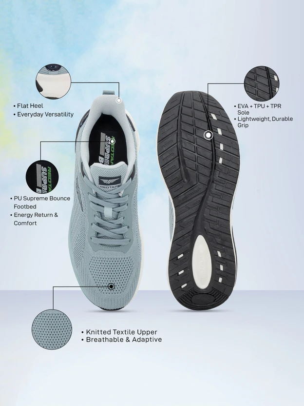 RED TAPE Men’s Athleisure Sports Shoes with Supreme Bounce Comfort Walking Shoes For Men