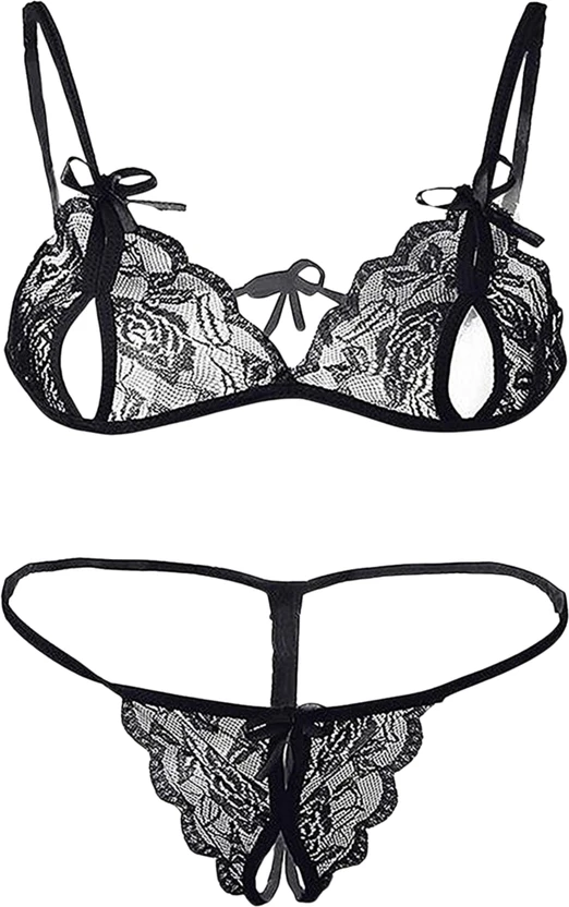 Unitrust Net Bra Panty Set Combo babydoll lingerie set sexy for honeymoon Lingerie Set