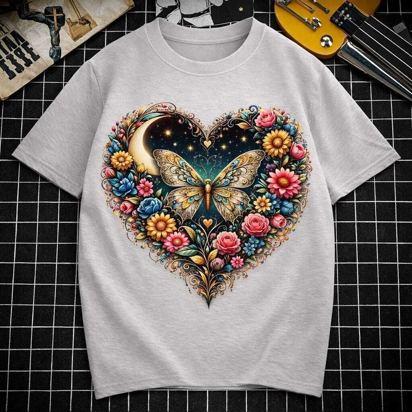 ckgarments Printed Women Round Neck Dark Green T-Shirt