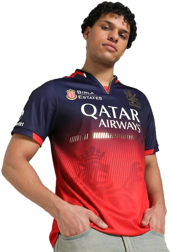 dhaari by unique creation Typography Men V Neck Red T-Shirt