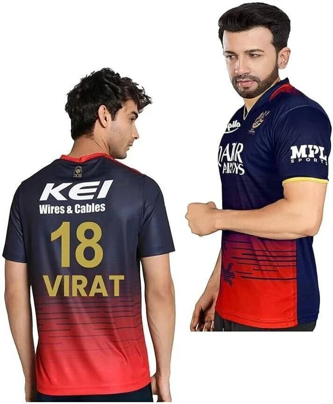 dhaari by unique creation Typography Men V Neck Red T-Shirt