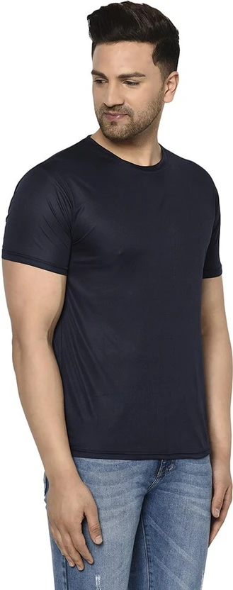 InkTees Solid Men Round Neck Multicolor T-Shirt